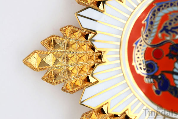 China Republic Qing Dynasty Order of the blue dragon 青龍勛章 Brest Star replica