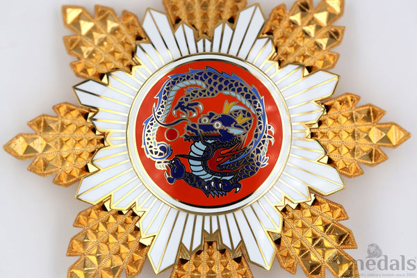 China Republic Qing Dynasty Order of the blue dragon 青龍勛章 Brest Star replica