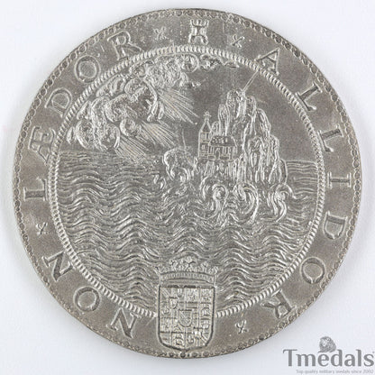 UK Elizabeth I Defeat of the Spanish Armada Medal 1588-Pure 925 Sterling Silver Replica