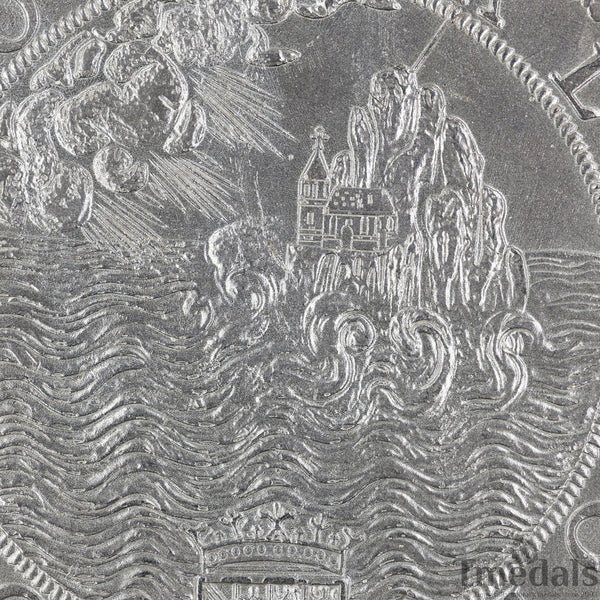 UK Elizabeth I Defeat of the Spanish Armada Medal 1588-Pure 925 Sterling Silver top Replica