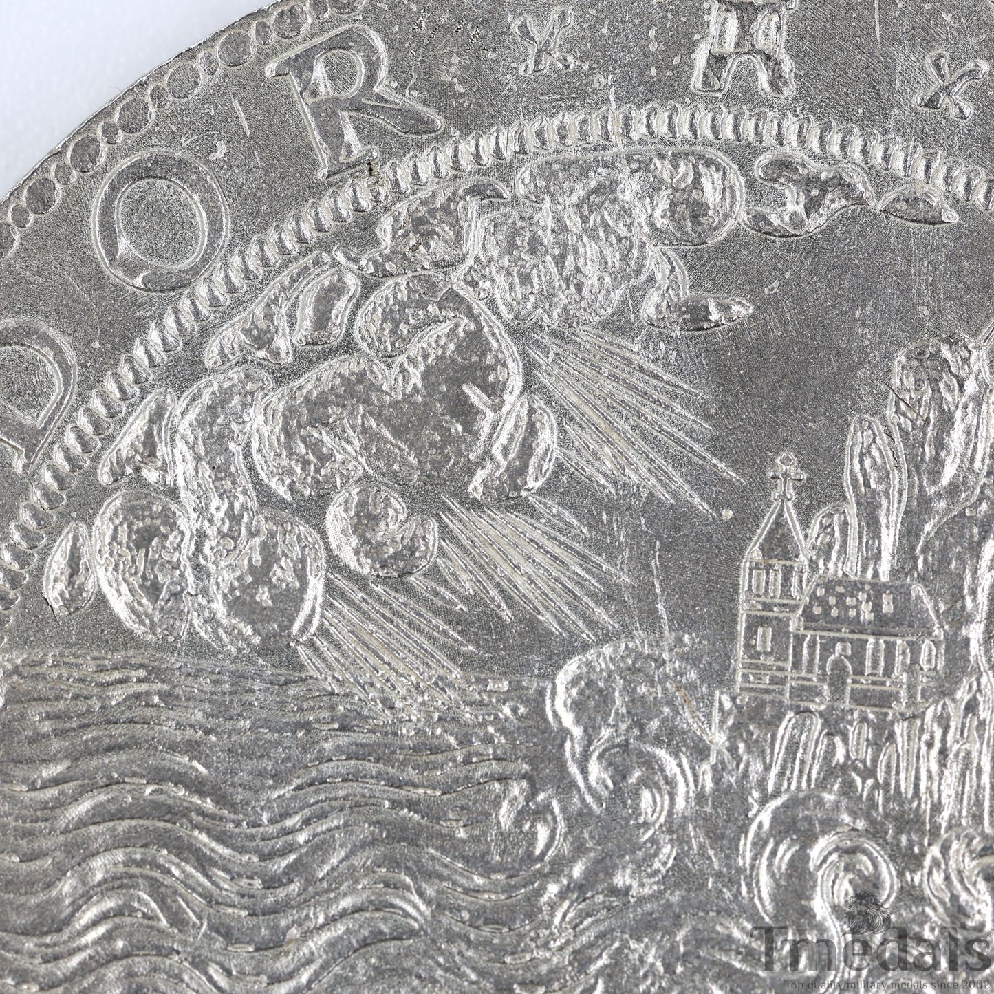 UK Elizabeth I Defeat of the Spanish Armada Medal 1588-Pure 925 Sterling Silver Replica