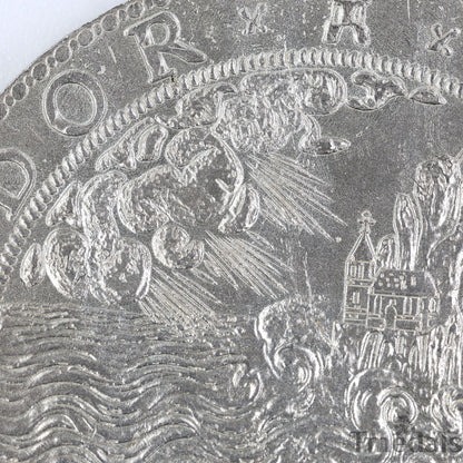 UK Elizabeth I Defeat of the Spanish Armada Medal 1588-Pure 925 Sterling Silver Replica