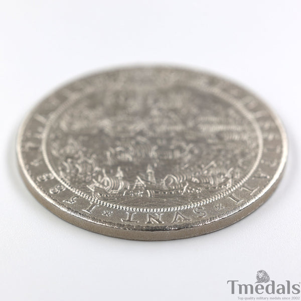 UK Elizabeth I Defeat of the Spanish Armada Medal 1588-Pure 925 Sterling Silver top Replica