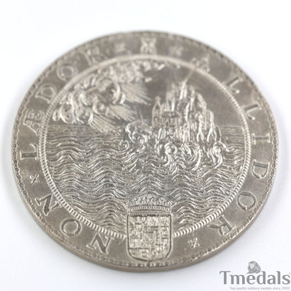 UK Elizabeth I Defeat of the Spanish Armada Medal 1588-Pure 925 Sterling Silver Replica