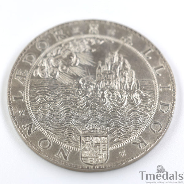 UK Elizabeth I Defeat of the Spanish Armada Medal 1588-Pure 925 Sterling Silver top Replica