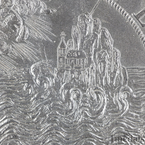 UK Elizabeth I Defeat of the Spanish Armada Medal 1588-Pure 925 Sterling Silver top Replica