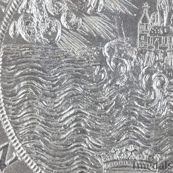 UK Elizabeth I Defeat of the Spanish Armada Medal 1588-Pure 925 Sterling Silver top Replica