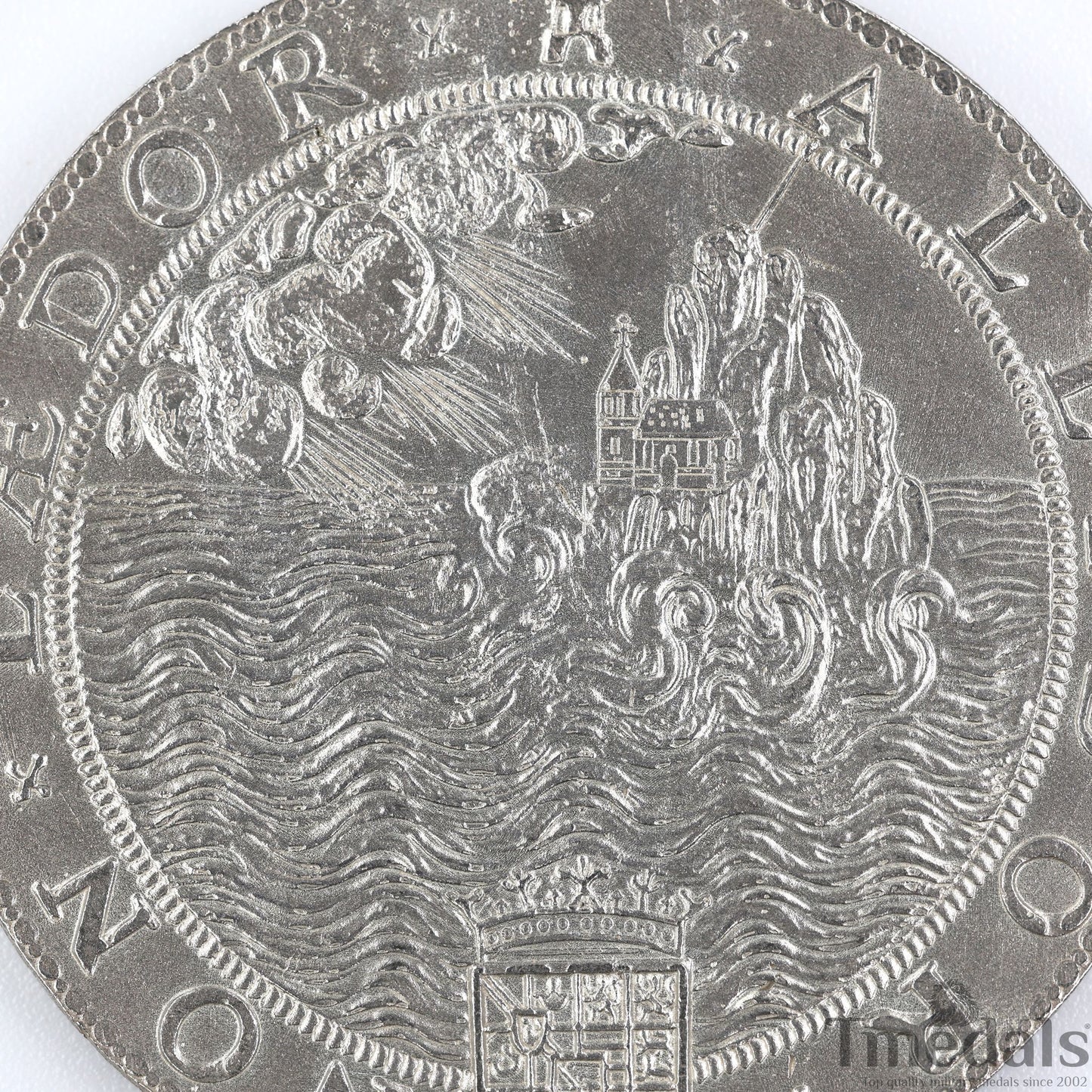 UK Elizabeth I Defeat of the Spanish Armada Medal 1588-Pure 925 Sterling Silver Replica