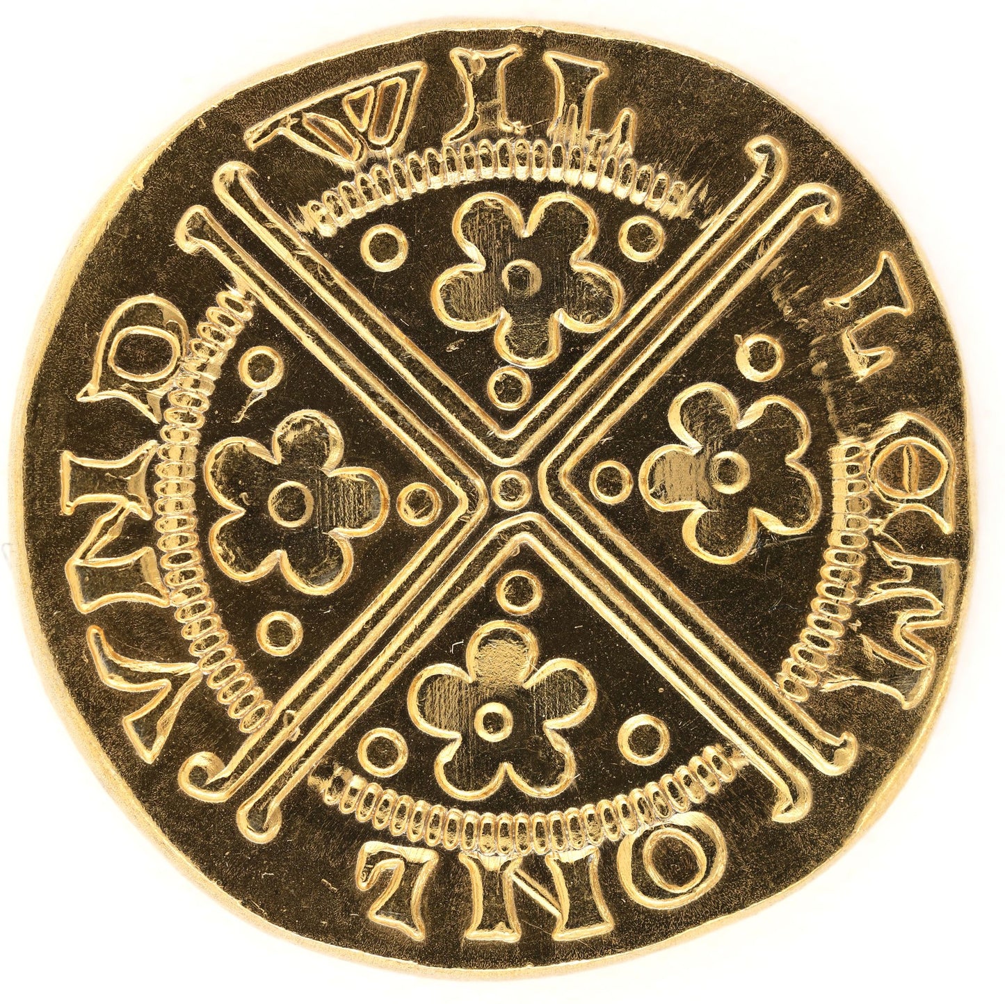 UK England 1 Gold Penny Henry III 1257–1272 Medieval Token Medal Replica