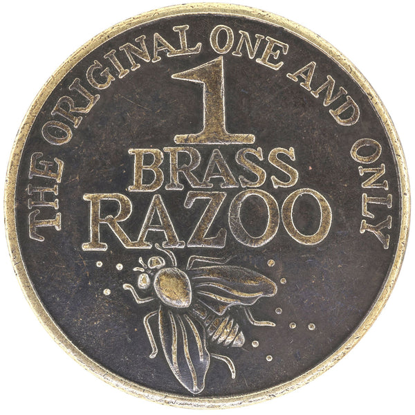WWI Australian Brass Razoo Replica Medal Not Worth a Brass Razoo Exonumia Token
