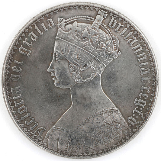 Queen Victoria Gothic Crown Souvenir Replica Token Medal – British Collectible