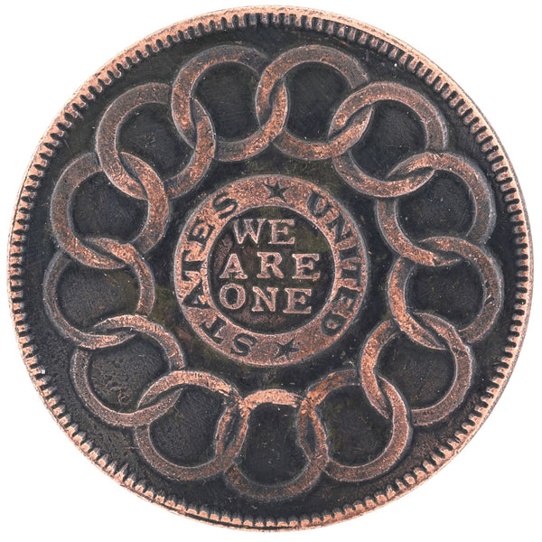 USA 1787 Fugio Cent Medal Token – “Mind Your Business” Early US History, Replica C1