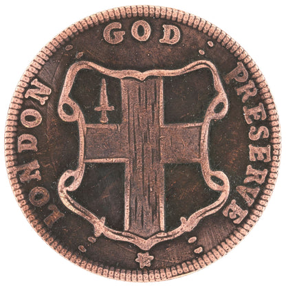 London Elephant Token Medal “GOD PRESERVE LONDON” US USA Museum Quality Replica