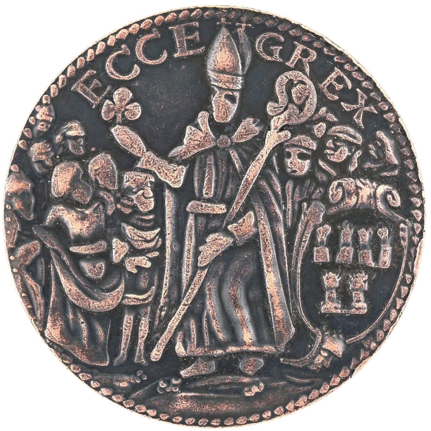 1666 St. Patrick Token Medal New Jersey Ireland Historical by Mark Newby Replica