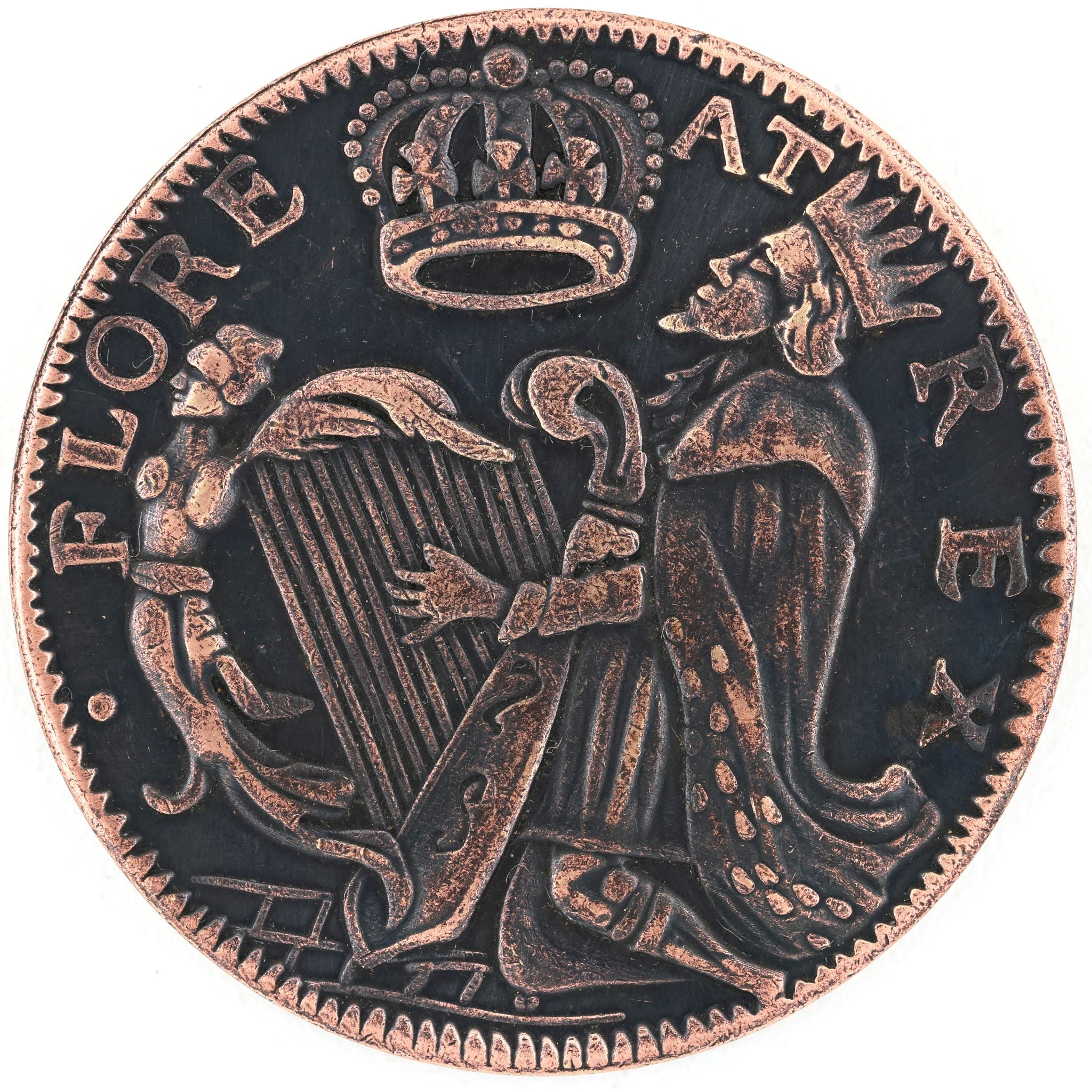 1666 St. Patrick Token Medal New Jersey Ireland Historical by Mark Newby Replica