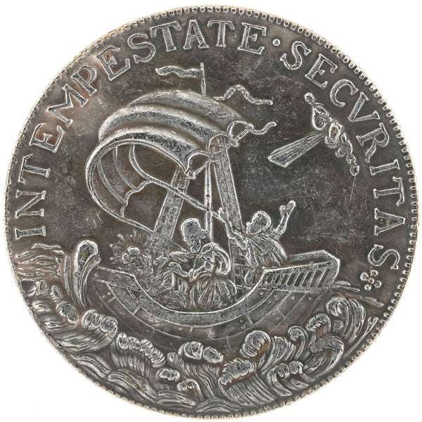 St George & Christ in Storm Religious Medal – Faith Protection Amulet Replica