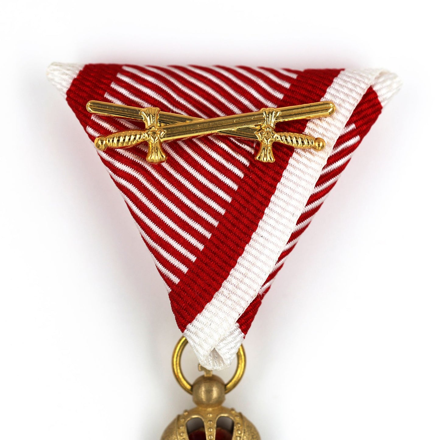 Austrian Franz Joseph Order Cross with Swords Medal – Brass Replica