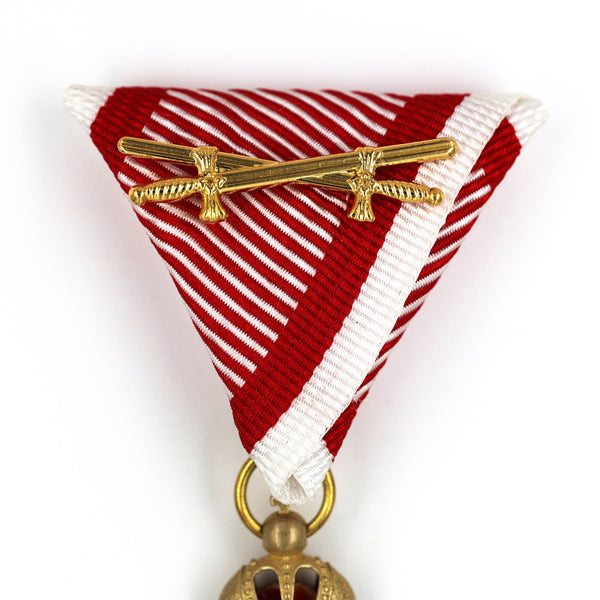 Austrian Franz Joseph Order Cross with Swords Medal – Brass Replica