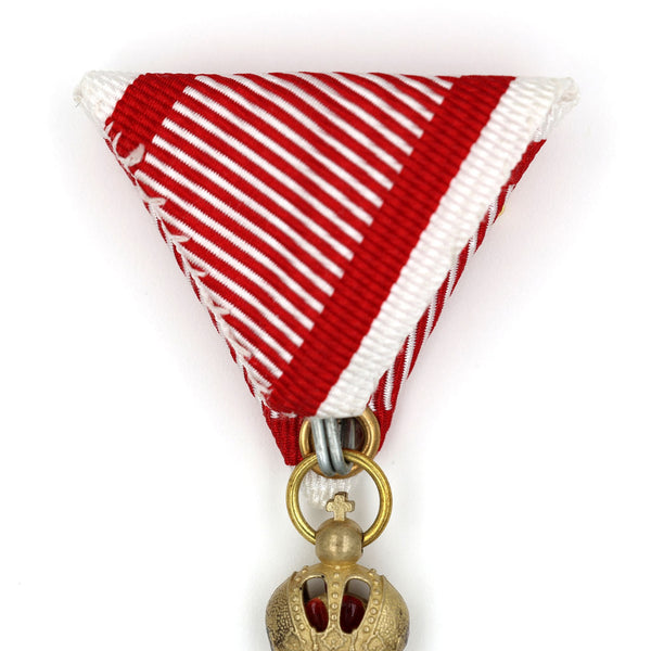 Austrian Franz Joseph Order Cross with Swords Medal – Brass Replica