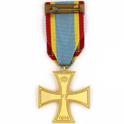 WW1 Germany Friedrich Cross 1914 Medal with Ribbon – For Merit in War – Replica