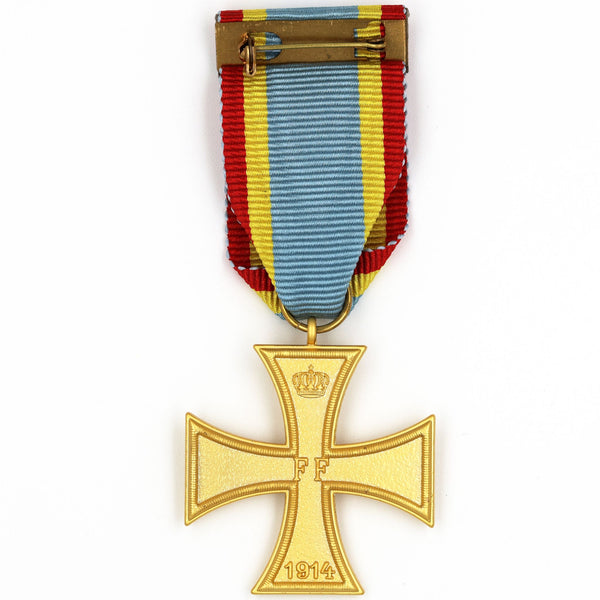 WW1 Germany Friedrich Cross 1914 Medal with Ribbon – For Merit in War – Replica