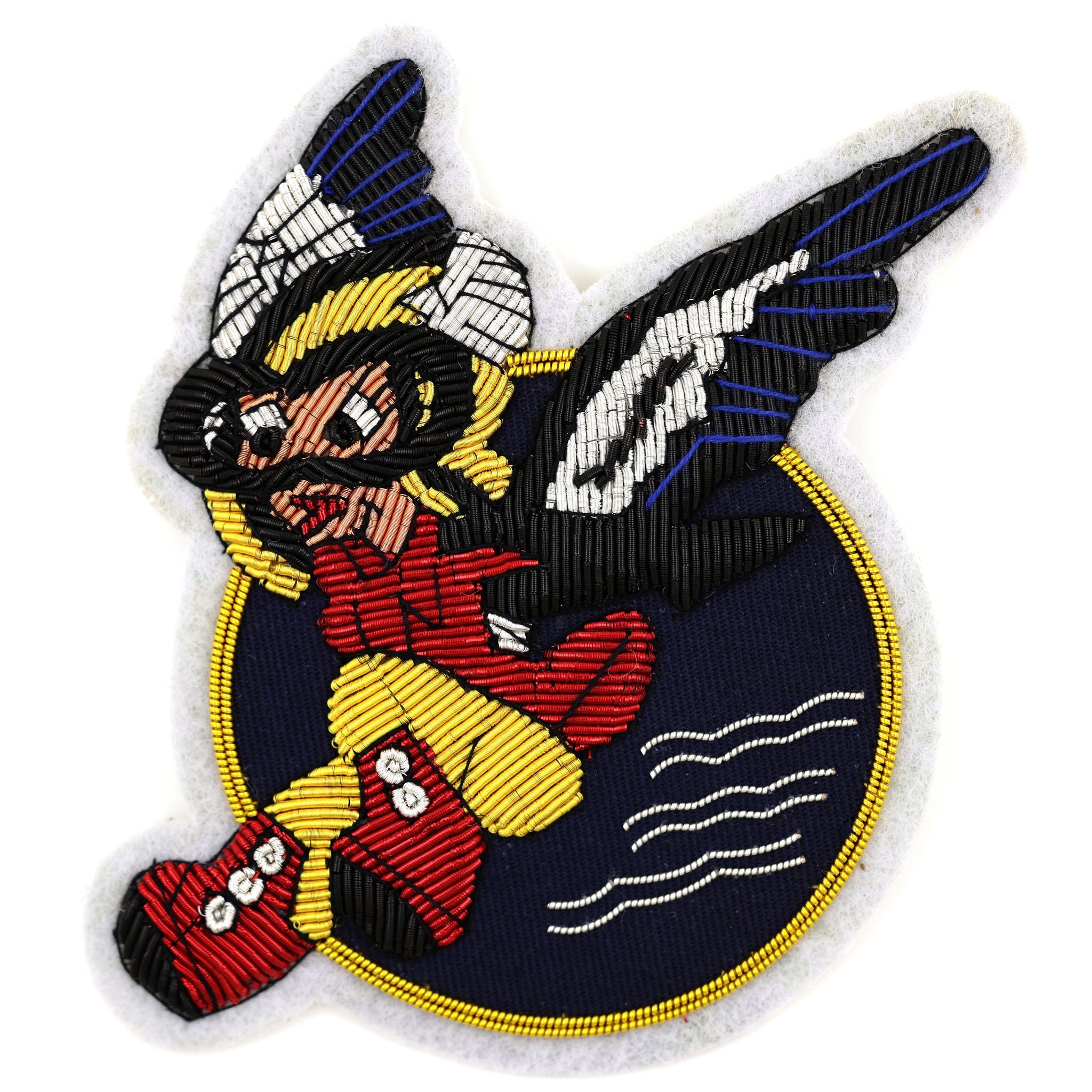 US WASP Women's Air Force Service Pilots WW2 Patch Woman Brass Wire Replica