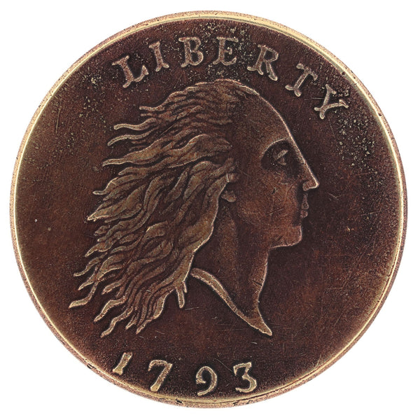 1793 Flowing Hair Liberty Medal Token – United States Historical Replica
