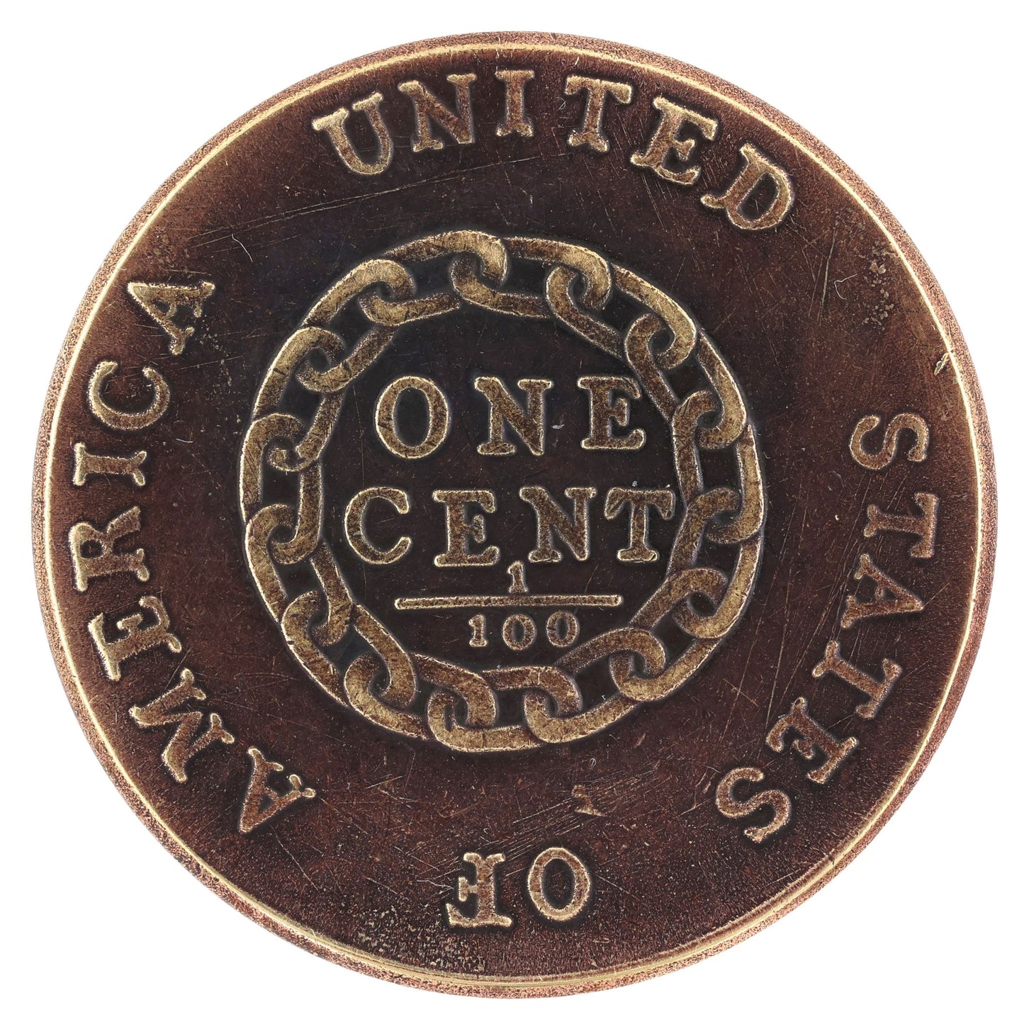 1793 Flowing Hair Liberty Medal Token – United States Historical Replica