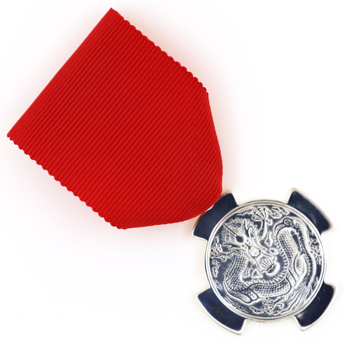 China Qing Dynasty Merit Medal Dragon– Guangxu 34th Year (1908) – Order Replica