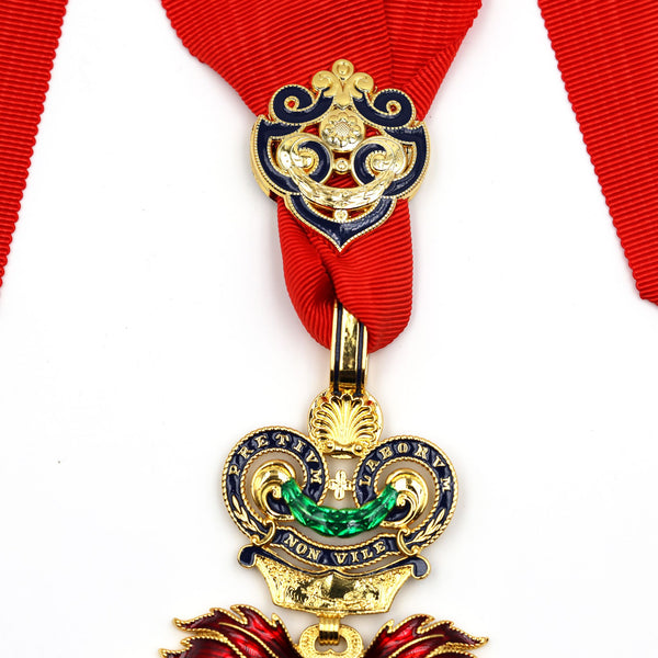 Austria – Order of the Golden Fleece (Type 4, 1925–1935) – Full-Size Museum Replica with Neck Ribbon