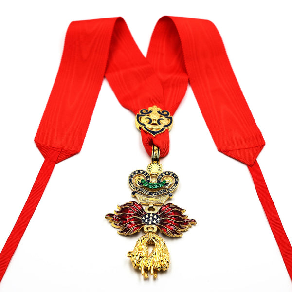 Austria – Order of the Golden Fleece (Type 4, 1925–1935) – Full-Size Museum Replica with Neck Ribbon