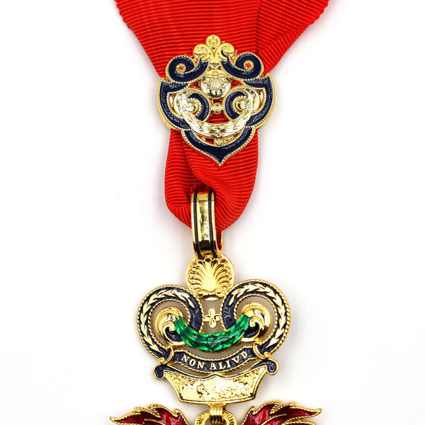 Austria – Order of the Golden Fleece (Type 4, 1925–1935) – Full-Size Museum Replica with Neck Ribbon