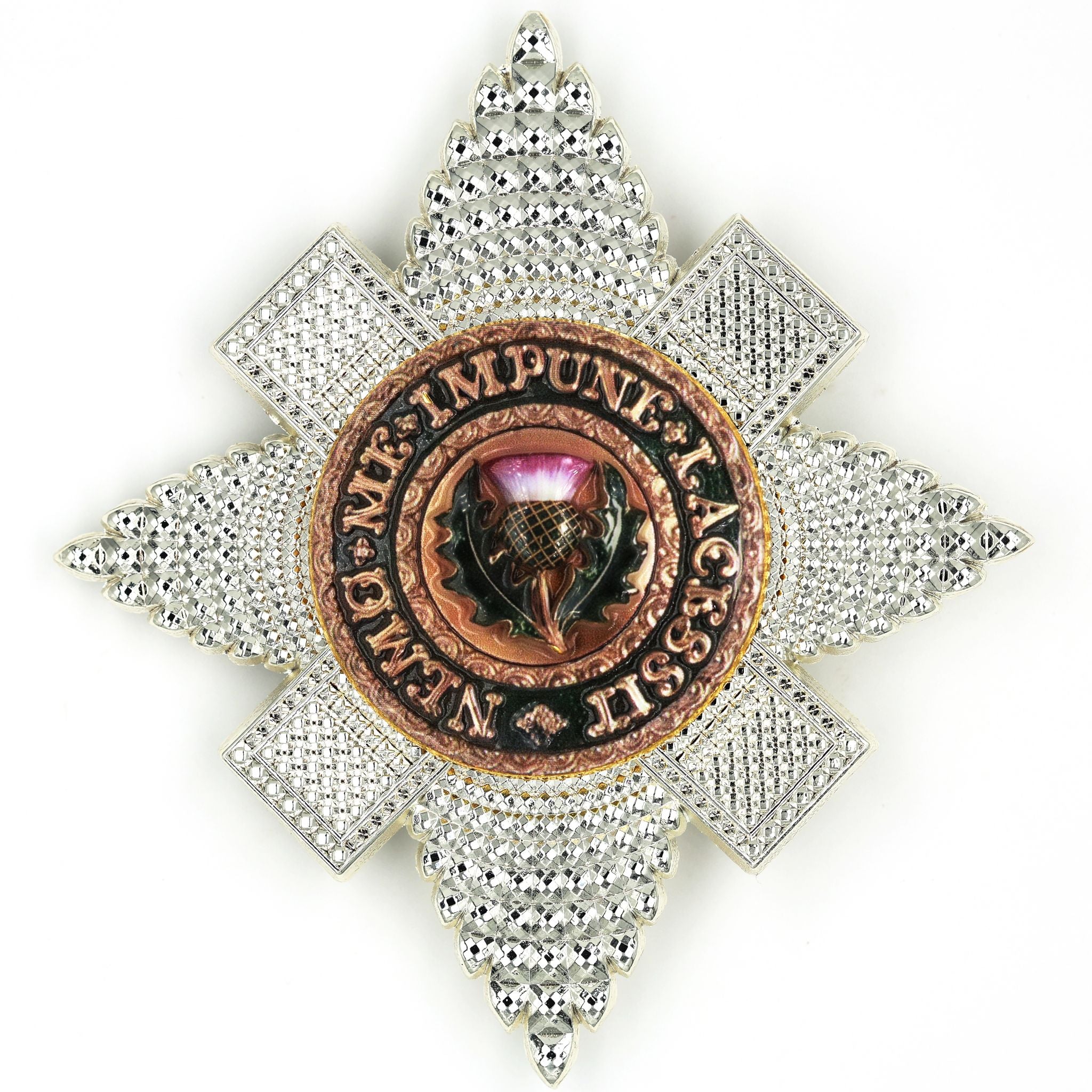 Scotland Order of the Thistle Breast Star – St Andrew Badge, UK Medal Replica