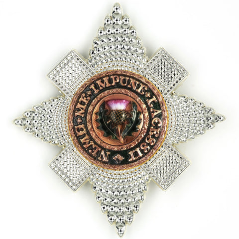 Scotland Order of the Thistle Breast Star – St Andrew Badge, UK Medal Replica