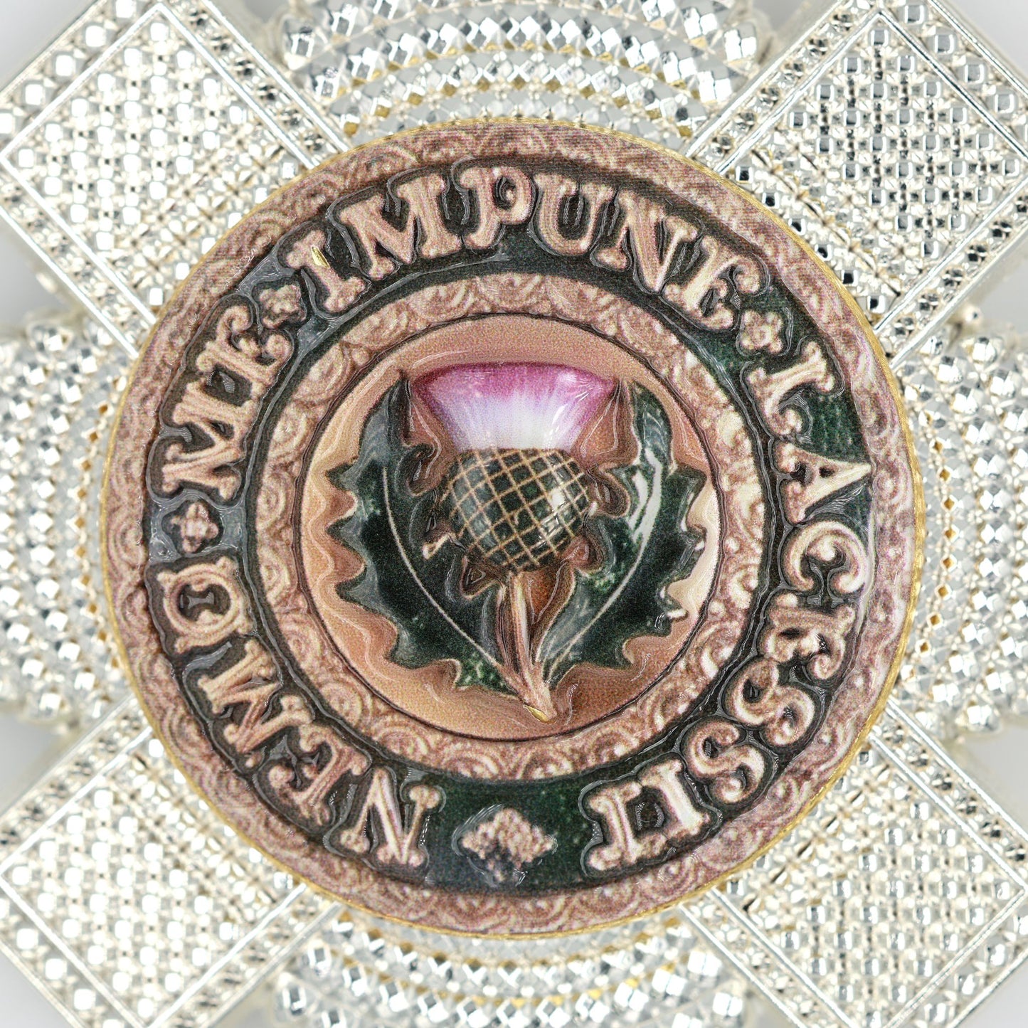 Scotland Order of the Thistle Breast Star – St Andrew Badge, UK Medal Replica