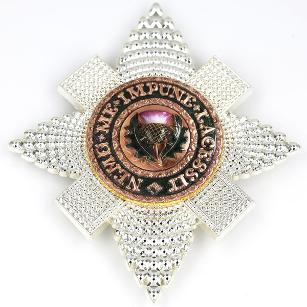 Scotland Order of the Thistle Breast Star – St Andrew Badge, UK Medal Replica