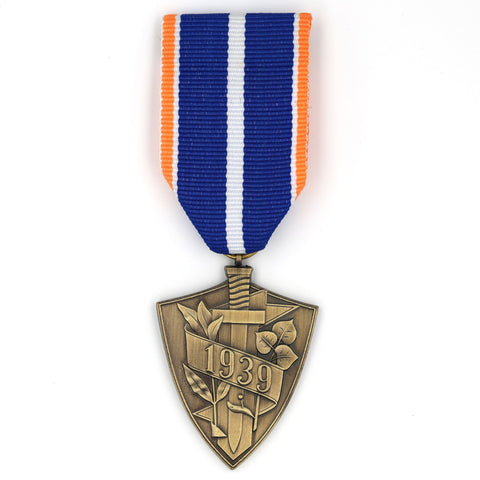 1939 Defence of Slovakia Medal – Javorina Orava Variant w/ Ribbon – Replica