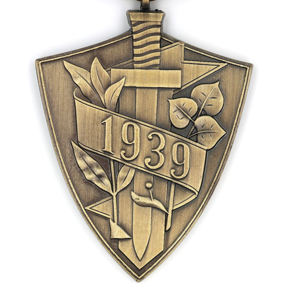 1939 Defence of Slovakia Medal – Javorina Orava Variant w/ Ribbon – Replica