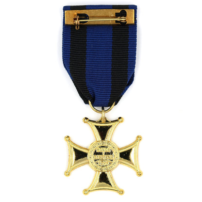 Poland Virtuti Militari Cross Medal Gold Enamel Ribbon Replica Decoration