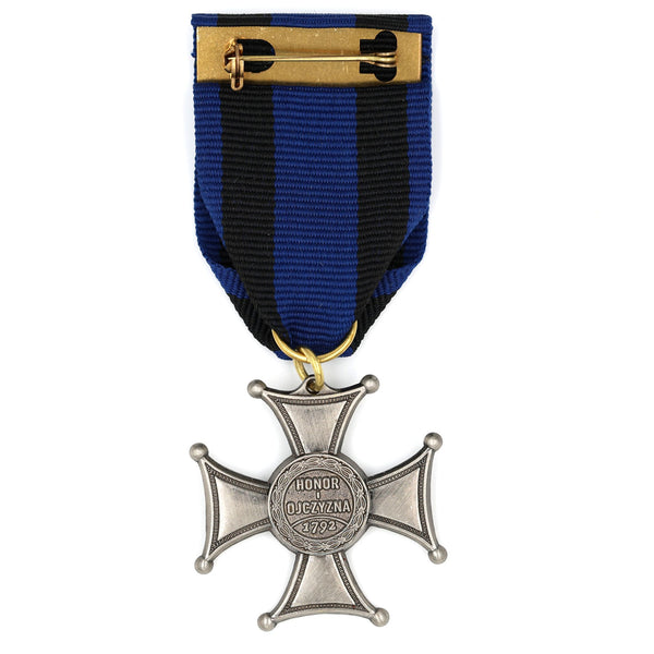 Poland Virtuti Militari Silver Cross Medal Ribbon Replica Decoration