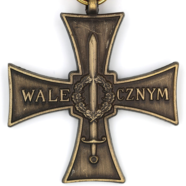 Poland Cross of Valor 1920 Krzyz Walecznych Polish Medal Replica Repro