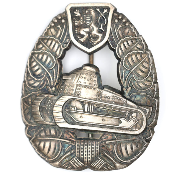 Czechoslovakia Tank Badge 1935 Type – I Republic Renault FT, Replica