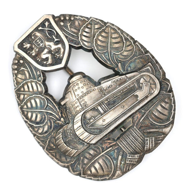 Czechoslovakia Tank Badge 1935 Type – I Republic Renault FT, Replica