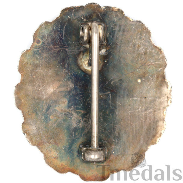 WWI Imperial German Naval Wound Badge 1918 Silver Grade Anchor Chain Pin Replica