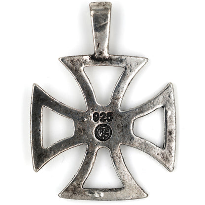 Totenkopf Hussar Skull Iron Cross Pendant/Badge German Bronze Replica