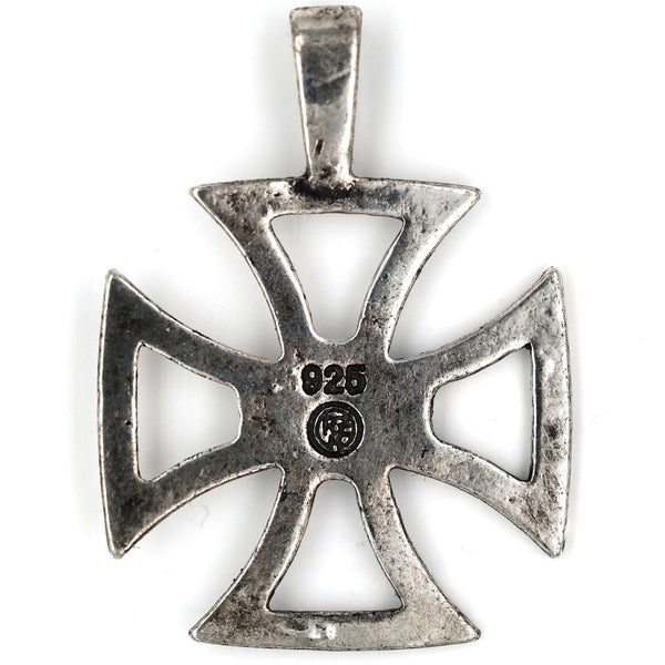 Totenkopf Hussar Skull Iron Cross Pendant/Badge German Bronze Replica