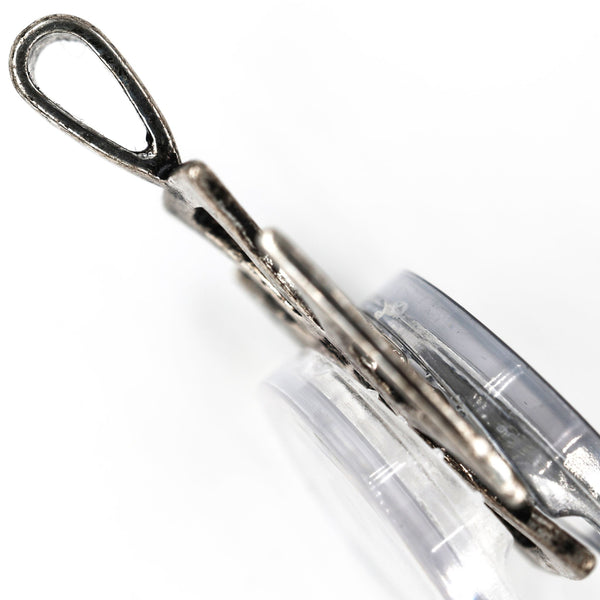 Totenkopf Hussar Skull Iron Cross Pendant/Badge German Bronze Replica