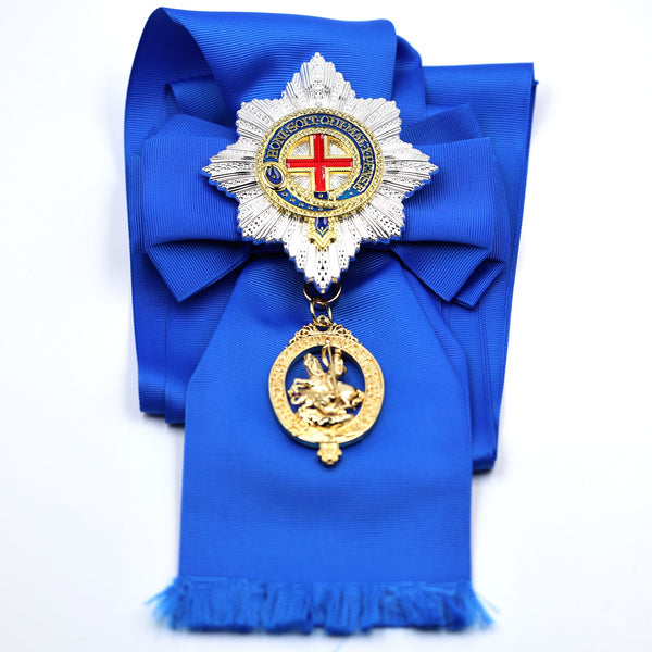 UK the British Order of the Garter Star, Sash+ Badge full set Medal Replica copy reproduction
