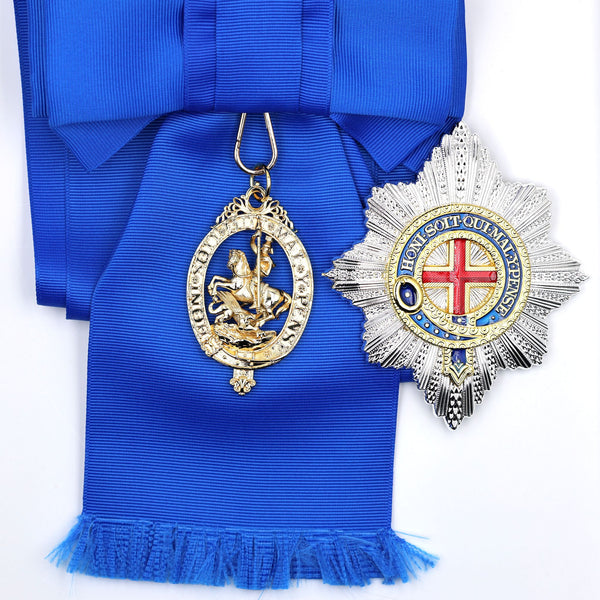 UK the British Order of the Garter Star, Sash+ Badge full set Medal Replica copy reproduction
