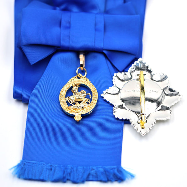 UK the British Order of the Garter Star, Sash+ Badge full set Medal Replica copy reproduction